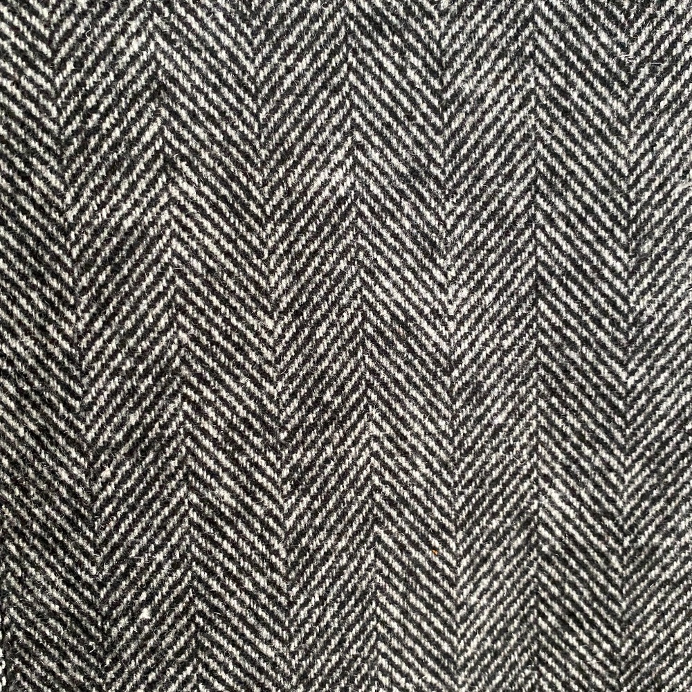 Zara Women Gray Masculine Herringbone Coat XS - Picture 7 of 14